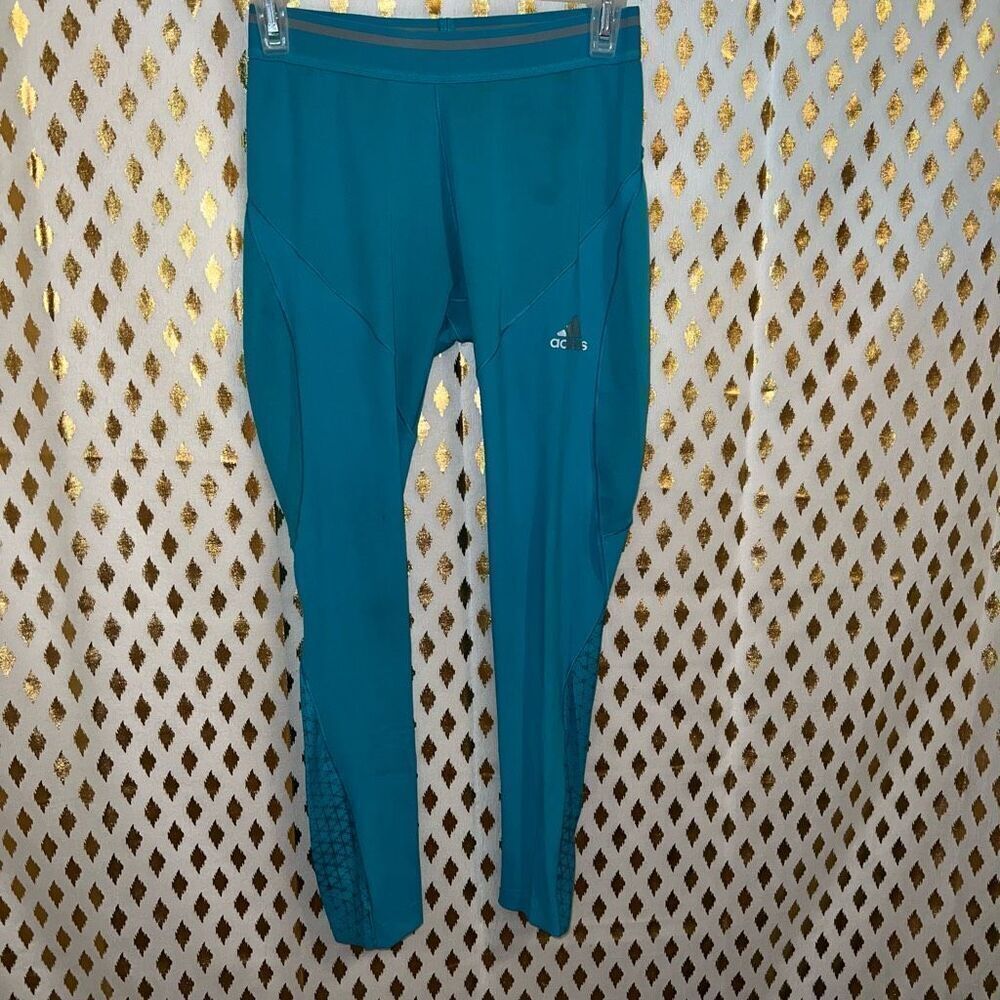 Adidas climachill blue leggings workout size S - Picture 4 of 7